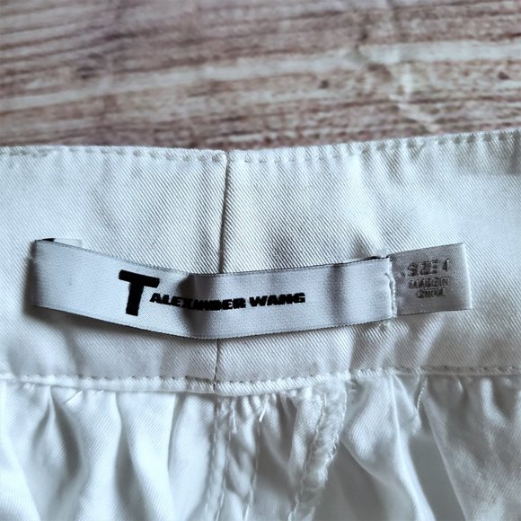 Alexander Wang Sleeve Tied White Skirt Size 4 EUC - Picture 13 of 16